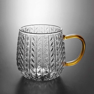 Vente chaude en gros Bouteille d'eau froide en verre transparent à motif d'épi <span class=keywords><strong>de</strong></span> <span class=keywords><strong>blé</strong></span>, grande capacité pour la préparation du thé - Product Image 2