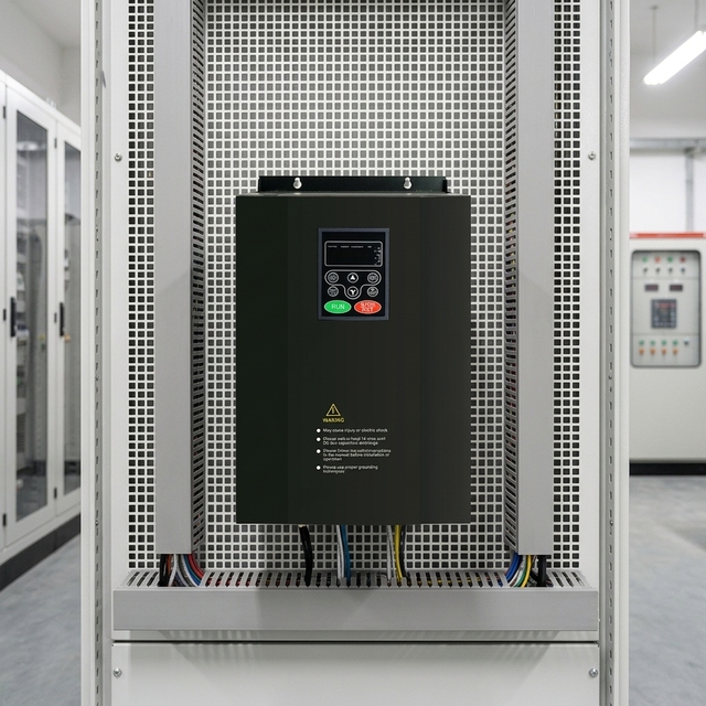 KUVO High Performance Three Phase Solar Inverter 380V V/F Control Frequency Transformer 2.2KW 4KW 5.5KW VFD Frequency Changer