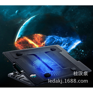 868 Laptop <b>Cooling</b> <b>Pad</b> 14 15.6 Inch Single Fan Air Cooled Plastic Stand For Notebook Computer - Product Image 5