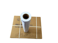 Rollo de papel de dibujo de ingeniería de impresión CAD sin recubrimiento de 80GSM para papel de plotter diseñado HP 20 \ "24 \" 30 \ "36 \" X50yards para impresión