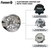 Jantes de camion forgées polies à rebord profond 20x10 20x12 22x12 24x12 24x14 26x14 pour F150 F250 Silverado1500 Sierra1500