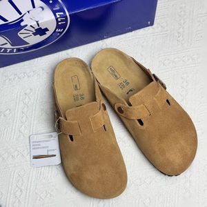 Sabots en cuir de vachette unisexes |   Semelle en EVA |   Chaussures décontractées confortables pour l'extérieur |   Nouveau style inspiré de <span class=keywords><strong>Birkenstock</strong></span> 2026 - Product Image 4