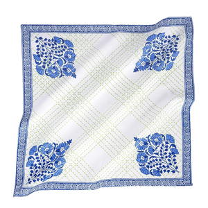 Servilletas de tela desechables de lujo 100% Lino hecho a mano y duradero bordado para cada cena mesa de boda Uso de avión - Product Image 1