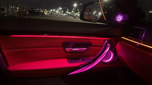 ไฟตกแต่งภายในรถยนต์ LED ซิมโฟนี 256 สี สำหรับ BMW ซีรีส์ <span class=keywords><strong>2</strong></span> รุ่น F44 F45 F46 F74 U06 อุปกรณ์ตกแต่ง อัพเกรด - Product Image 3