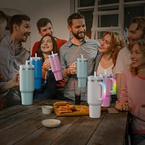 Asa de vaso con luz LED de 6 colores para botella de agua de 40 oz y 30 oz, accesorio para vasos de 40 oz - Product Image 3