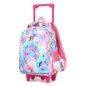 Bolsa de libro con logotipo personalizado para niños y niñas, carrito de rueda, mochilas escolares - Product Image 4