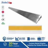 Etiqueta de Precio para Exhibición en Tiendas Hookei, Tira de PVC para Datos, Portaetiquetas de Plástico con Adhesivo