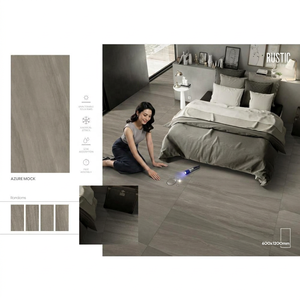 Azure Bianco 600x1200mm Matte Glazed Porcelain Marble Look Floor And <b>Wall</b> Tiles - Product Image 2