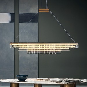 Estilo Hong Kong Post-Modern <span class=keywords><strong>Milan</strong></span> Designer Guía de luz LED grande Tira de araña de lujo Restaurantes Bares Colgante creativo - Product Image 4