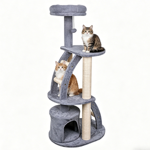 Arbre à <span class=keywords><strong>chat</strong></span> en sisal et bois pour escaliers, vente en gros du fabricant - Product Image 1