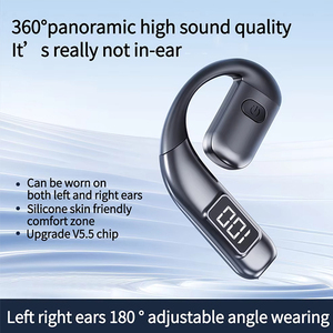LED Display Wireless <strong>Bluetooth</strong> 5.5 Earphones Lightweight Headphone HiFi Stereo Noise Reduction Ear-Hook Sports <strong>Headset</strong> - Product Image 2