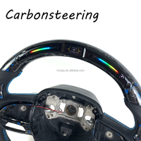 Volant de course en fibre de carbone véritable forgée pour Dodge SRT Charger Challenger Hellcat Durange 392, broderie personnalisée