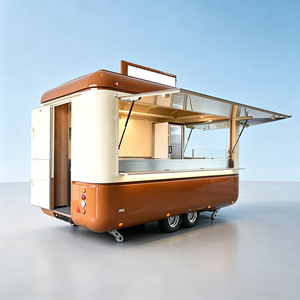 Camión de Comida Móvil Retro Auron de 5.8m, Acero Inoxidable, Eje Doble Tándem, Uso en Exteriores, Compartimentos Aislados, Espacio de Preparación - Product Image 3