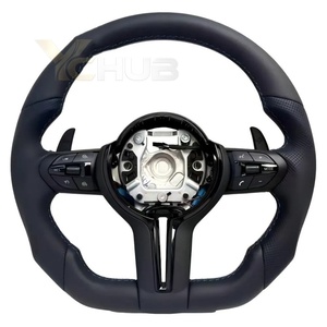 Volant de <span class=keywords><strong>voiture</strong></span> en cuir style <span class=keywords><strong>circuit</strong></span> pour BMW E92 F30 F10 E60 F31 F82 E61 E90 E39 F36 F07 F93 E87 F20 E89 F40 - Product Image 4