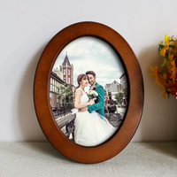 Cadre photo rectangulaire en bois massif, étanche, 6, 7, 8, 10 pouces, pour accrocher ou poser sur bureau/table, décoration intérieure, souvenir de mariage