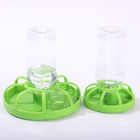 Mangeoire et abreuvoir automatiques pour poulets, grande capacité, pour cailles, poussins, reptiles et tortues, avec bac à nourriture et eau anti-pollution