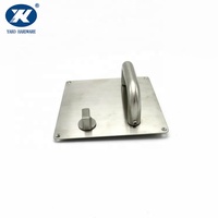 Poignée de porte commerciale en acier inoxydable antirouille, plaque de poussée-tirage, quincaillerie pour portes d'entrée en verre de bureaux et magasins