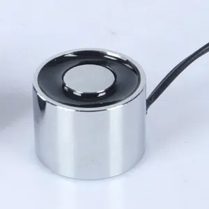 Round Shape Electromagnet 12v 24v Dc Holding Electric Magnet