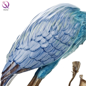 Europäisches Porzellan Bronzemontage Kran-Ornamente amerikanische kreative Tier klassische Heimdekoration Handwerk - Product Image 4