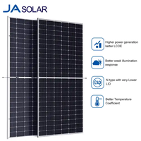 Panneaux solaires Ja Solar au prix d'usine, 600 watts, Jasolar, type N, bifacial, double vitrage, 570w, 575w, 580w