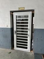Volet persienne en aluminium pour fenêtre, abat-jour réglables, porte persienne en aluminium pour la conception de la maison