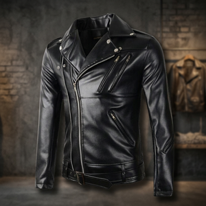 Veste en cuir d'agneau véritable imperméable et respirante pour l'hiver 2018 pour hommes et femmes unisexe - Product Image 3