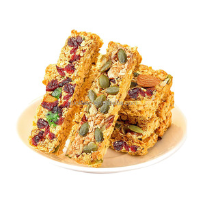 Chips d'avoine de remplacement pour repas anti-faim <span class=keywords><strong>Barres</strong></span> énergétiques avec protéines de grains entiers Satiété Biscuits et noix Style céréales séchées - Product Image 1
