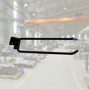 ADONG Metal Dual-Wire Slatwall Display <b>Hooks</b> | Customizable Length <b>Hook</b> Opening Width | Powder Coated | OEM Vietnam Supplier A22 - Product Image 1