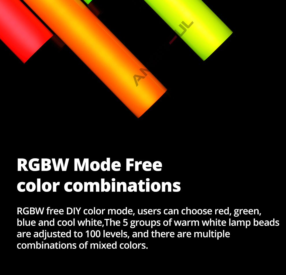 AMBITFUL A2 RGB 2500-8500K RGB LED Video Stick Tube Light, CRI 95+ TLCI 97 +,Built-in APP Lithium Battery Magnetic Function
