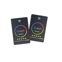 Impresión personalizada 13,56 MHz 215 Chip Google Review Tarjeta NFC