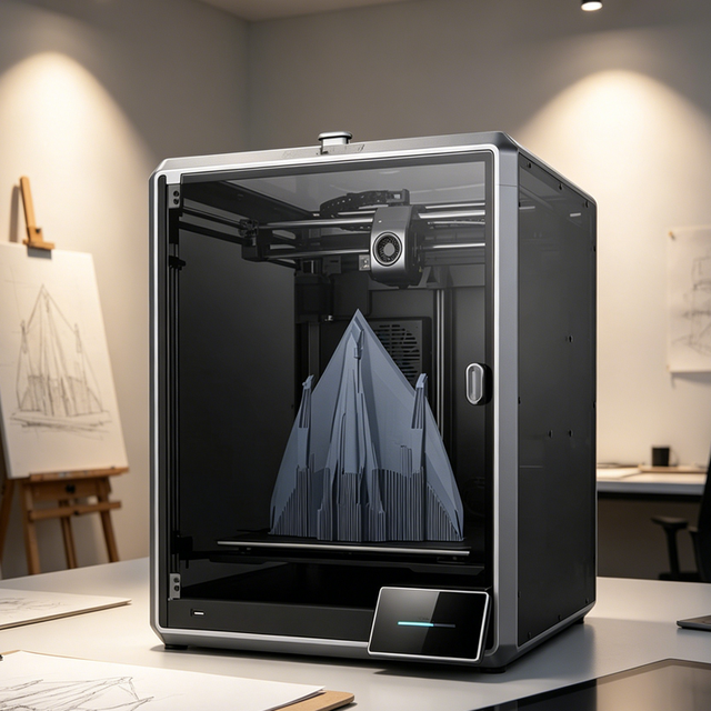 K1max Desktop Car Part 3d Printer 3d Human Figure Printer Fdm 3d Printer Desktop Mini 30*30*30cm with up to 600mm/s