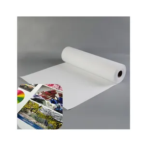 Produsen profesional bahan kanvas 380gsm Matte 44 inci ukuran Format besar Polycotton Inkjet Canvas Roll untuk Eco-solvent