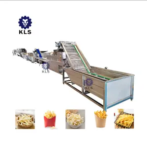 Línea de producción de patatas fritas congeladas KLS Fabricantes de máquinas de patatas fritas congeladas Máquina para hacer patatas fritas congeladas