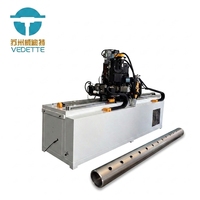Machine de perçage de colonnes CNC à haute précision pour tubes en acier inoxydable de 113,4 mm de diamètre extérieur, avec système de contrôle numérique PLC et engrenage automatique