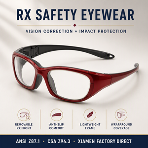 <span class=keywords><strong>Gafas</strong></span> de Seguridad TR90 RX con Almohadilla Nasal de Goma Suave, <span class=keywords><strong>Gafas</strong></span> Deportivas Irrompibles para Baloncesto, Pickleball, Protección Contra Impactos - Product Image 1