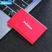 Feishuo Hard Disk eksternal portabel, kecepatan tinggi 3.0 750G 500G ke 2TB logam baru 1TB hadiah untuk Laptop