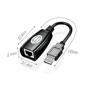 Sipu <span class=keywords><strong>USB</strong></span> <span class=keywords><strong>over</strong></span> Ethernet <span class=keywords><strong>Extender</strong></span> để RJ45 Adapter 50m/164ft cho CAT 6/6E/5/5E cho Máy Tính Xách Tay PC điện thoại di động bàn phím U máy in đĩa - Product Image 5