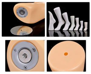 <span class=keywords><strong>Mannequin</strong></span> de <span class=keywords><strong>pied</strong></span> en plastique blanc pour enfants et adultes, formes masculines et féminines, pour l'affichage de chaussettes pour enfants - Product Image 4