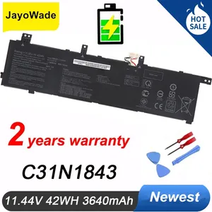 แบตเตอรี่แล็ปท็อป C31N1843 0B200-03430000 สำหรับ ASUS VivoBook S14 S432 S432FA S432FL S15 S532 S532FA S532FL X432FA X532FL C31N1843 - Product Image 2