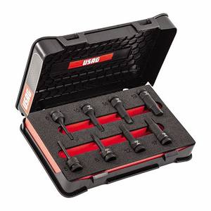 Assortiment de 8 pièces de douilles de machine pour vis à six pans creux dans un boîtier en ABS 234 1/2 MN/C8 - Product Image 1