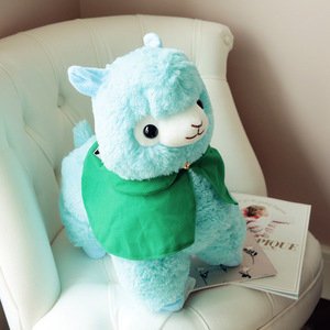 Muñeca de Alpaca, almohada de juguete suave grande, felpa bordada bonita para niñas, almohada reconfortante para bebés y alivio del estrés - Product Image 2