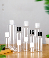 Flacon vide en PET pour lotion, shampoing ou toner avec bouchon à clapet – 5ml, 10ml, 20ml, 30ml, 50ml, 100ml, 200ml, 250ml