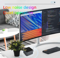 Mini PC de poche RGB Light T9 Plus N5095/N5105,N95/N100/N150/N250/N305/I3 triple écran 4K double LAN DDR5 16 Go 2 To Win11 Linux