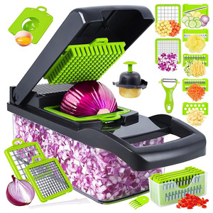 Hyri 14 in 1 Top Multifunctional <strong>Vegetable</strong> <strong>Chopper</strong> Handle Food Grater <strong>Chopper</strong> <strong>Vegetable</strong> Slicer Kitchen Cutter Garlic <strong>Chopper</strong> - Product Image 6