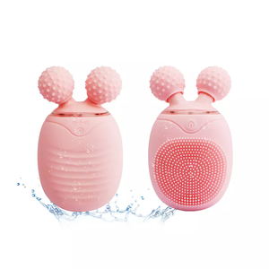 High-frequency Skin Care Beauty Massage Silicone Cleaner Waterproof for Face Cleansing Electric Facial Brush