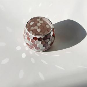 Envase de Vidrio Mosaico Colorido para Velas, Proveedor con Alta Demanda, Decoración para el Hogar y Baño, Recipiente para Hacer Velas - Product Image 5