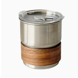 DFM300 300ml 500ml Tasses à café portables empilables en acier inoxydable SUS 304 pour l'extérieur, personnalisation de la marque - Product Image 1