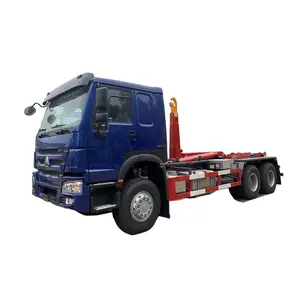 고성능 SINOTRUCK HOWO 롤오프 후크 리프트 쓰레기 트럭 20m3 후크 암 쓰레기 트럭 판매 가격