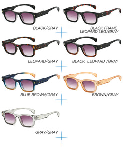 Thick Frames Black Reading <strong>Sunglasses</strong> Men Finished Prescription <strong>Readers</strong> Women Tinted Outdoor Shade Sun Glasses +1.0 1.5 2.0 2.5 - Product Image 5