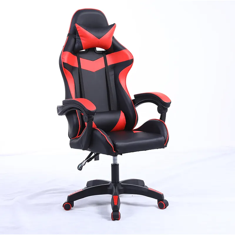 Free Sample Pc Office Racing Computer Reclining Leather Silla Gamer Dropshipping Led Gaming Chair With Footrest